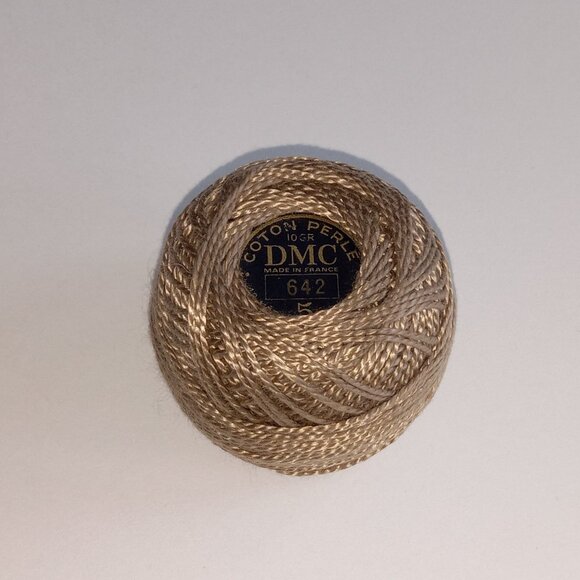 🎯 10 for $10 / DMC Sewing Thread 642 Size 5 - Picture 8 of 10